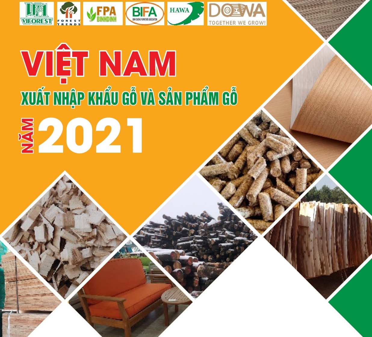 Báo cáo Việt Nam xuất nhập khẩu gỗ và sản phẩm năm 2021